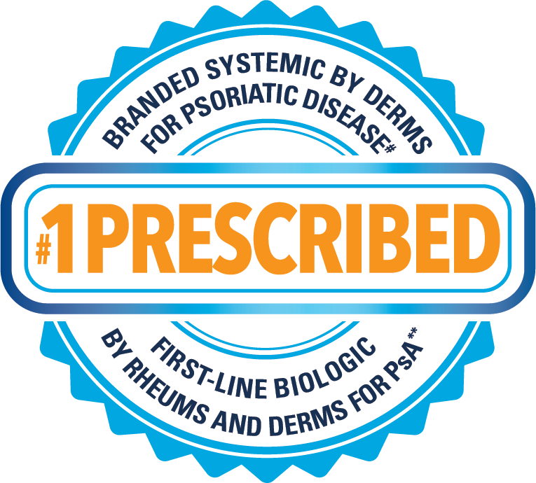 SKYRIZI® is the #1 prescribed systemic by dermatologists for patients with psoriatic disease.
