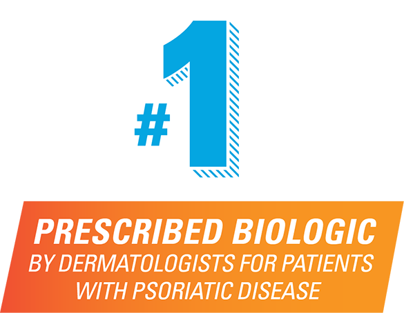 SKYRIZI® is the #1 prescribed biologic by dermatologists for patients with psoriatic disease.